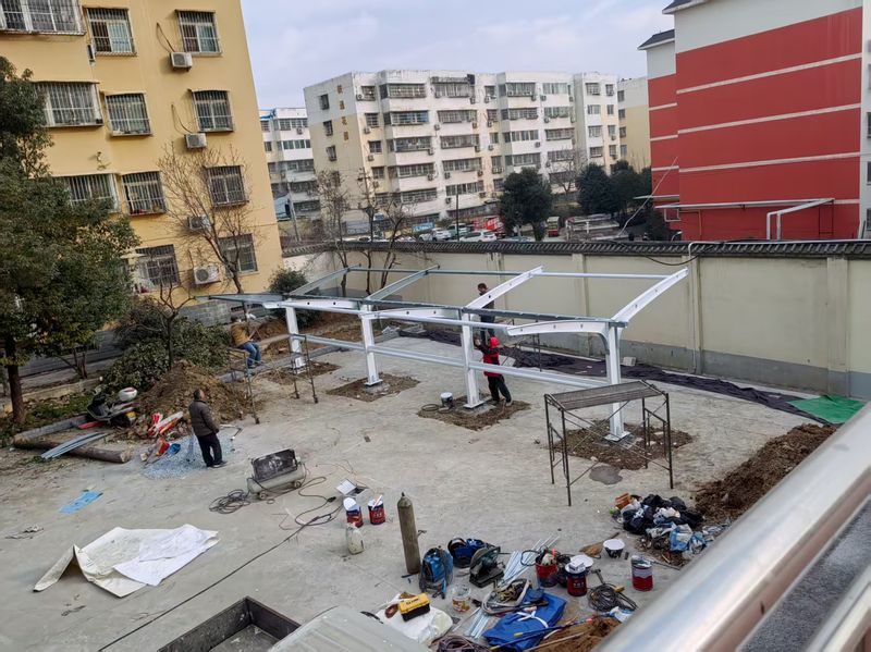 南陽(yáng)車務(wù)段膜結(jié)構(gòu)車棚